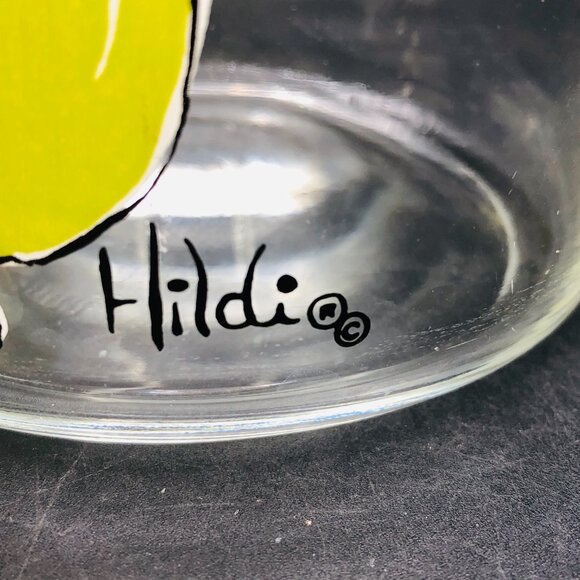 Vintage HILDI Anthropomorphic Vegetable Corn Celery Glass Jar and Bubble Lid - Picture 6 of 12